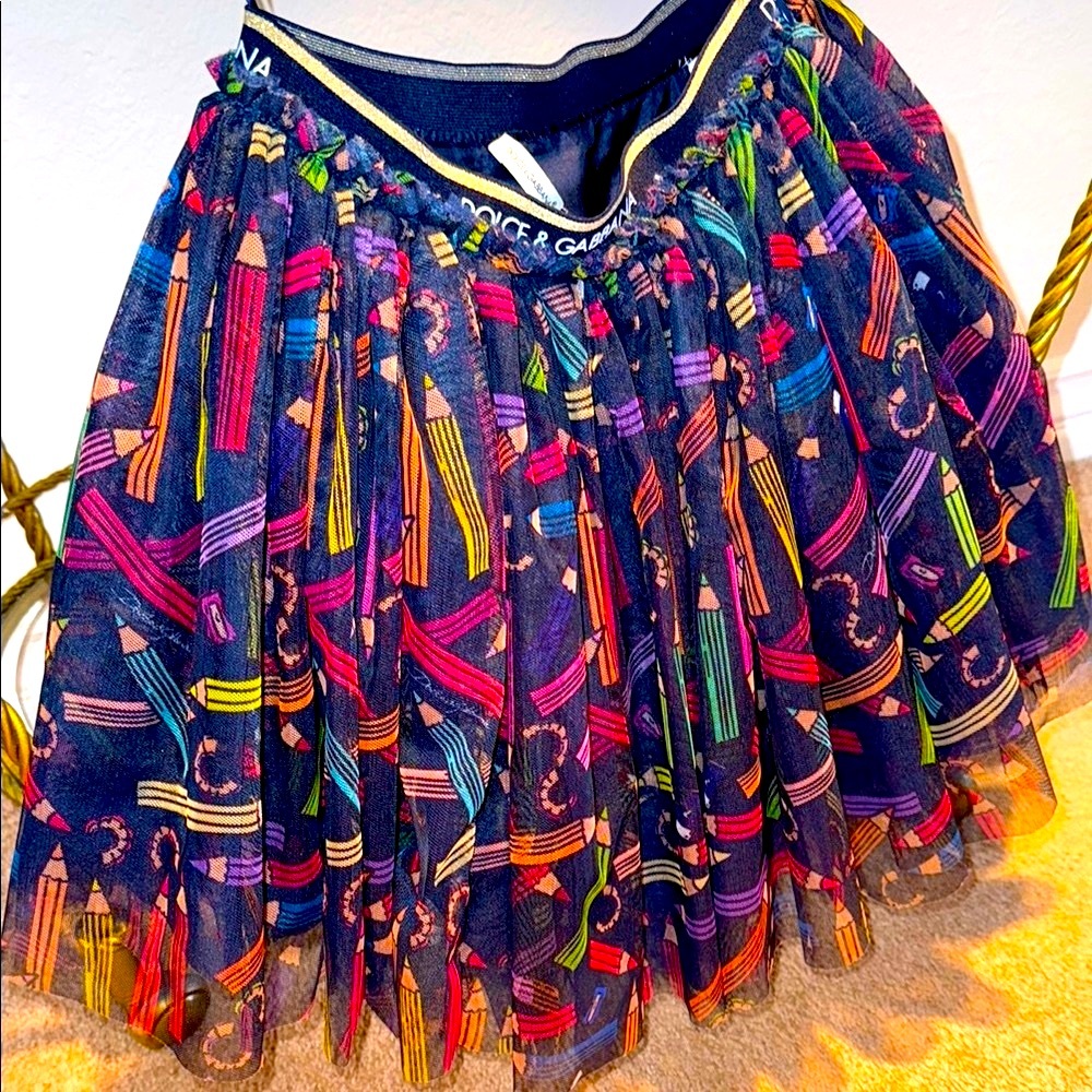 Dolce & Gabbana Bubble Tulle Skirt with Pencils ✏️